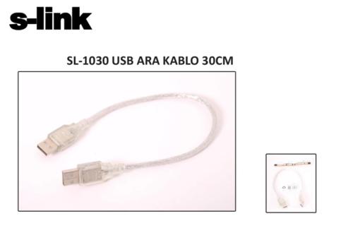 S-Link Sl-1030 Usb2.0 30Cm Usb To Usb Kablosu - - S-Link - Fiyatı - Yo