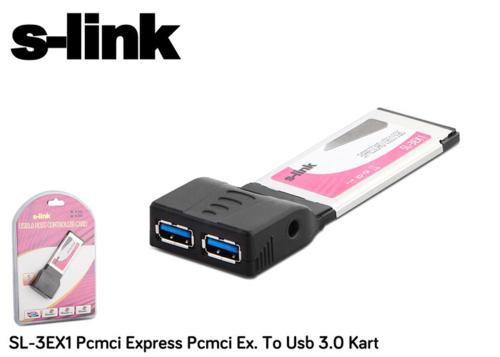 S-Link Sl-3Ex1 Pcmci Express Pcmci Ex. To Usb3.0 Kart - - S-Link - Fiy