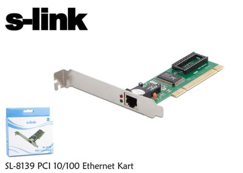 S-Link Sl-8139 Pcı 10-100 Erhernet Kart - - S-Link - Fiyatı - Yorumlar