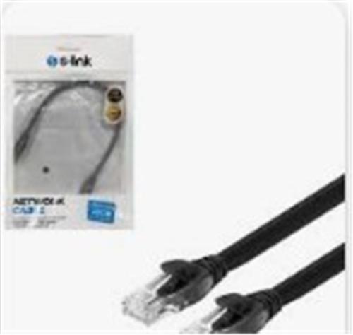 S-Link Sl-Cat6030 0.30Mt Utp Cat6 Siyah Patch Kablo - - S-Link - Fiyat