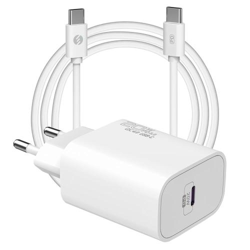 S-Link Sl-Ec62Tp Type-C 20W Pd3.0 Quick Charge Qc4.0 Kablo + Ev Şarj A