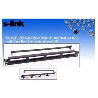 S-Link Sl-F624 24Lü Utp Cat6 Patch Panel - - S-Link - Fiyatı - Yorumla