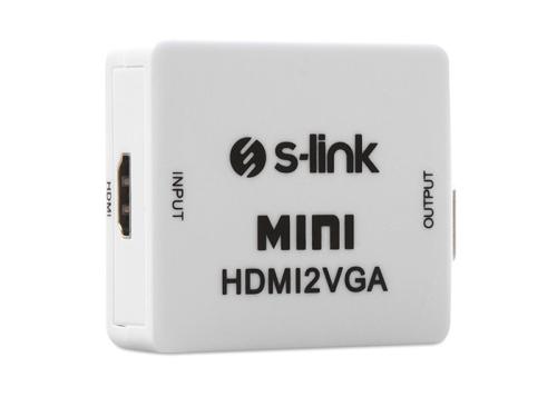 S-Link Sl-Hvc10 Hdmı To Vga + Audio Çevirici - - S-Link - Fiyatı - Yor