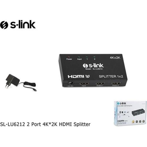 S-Link Sl-Lu6212 1Pc-2Mn 4K-2K Hdmı Çoklayıcı - - S-Link - Fiyatı - Yo