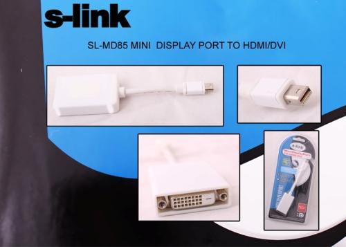 S-Link Sl-Md85 Mini Display Erkek To Dvı 24+5 Çevirici - - S-Link - Fi