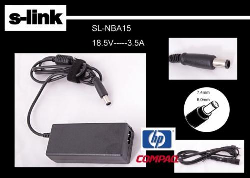 S-Link Sl-Nba15 18.5V 3.5A 7.4-5.0 Notebook Adaptör - - S-Link - Fiyat