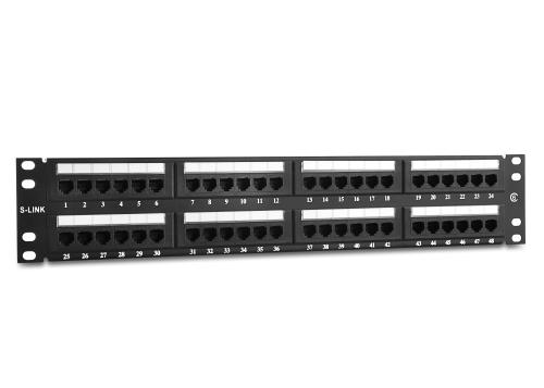 S-Link Sl-Pc48 48 Port Cat5 Utp Patch Panel - - S-Link - Fiyatı - Yoru