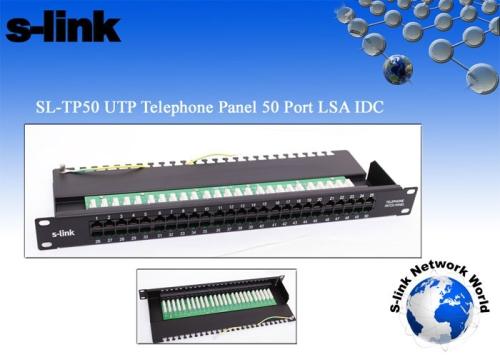 S-Link Sl-Tp50 50 Li Utp Portlu Telefon Paneli - - S-Link - Fiyatı - Y