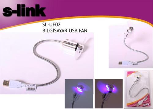 S-Link Sl-Uf02 Anahtarlı + Ledli Usb Fan - - S-Link - Fiyatı - Yorumla