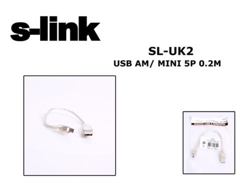 S-Link Sl-Uk2 Mini 5P To 0.20Mt Usb Kamera Kablosu - - S-Link - Fiyatı