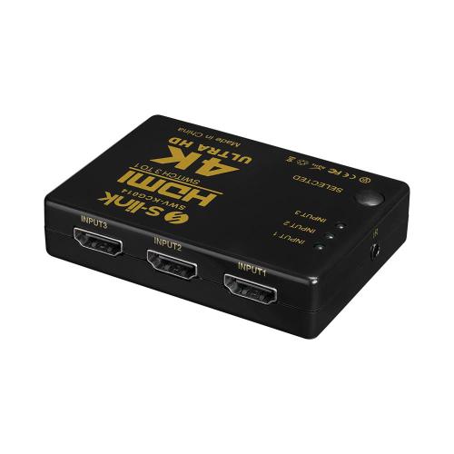 S-Link Swv-Kcg014 Hdmı 3To1 Swıtch 4K-2K, Ir +Adaptör - - S-Link - Fiy