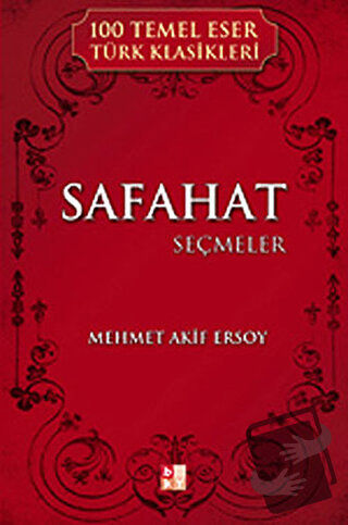 Safahat (Seçmeler) - Mehmed Akif Ersoy - Babıali Kültür Yayıncılığı - 