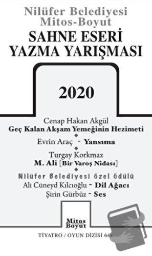 Sahne Eseri Yazma Yarışması 2020 - Ali Cüneyd Kılcıoğlu - Mitos Boyut 