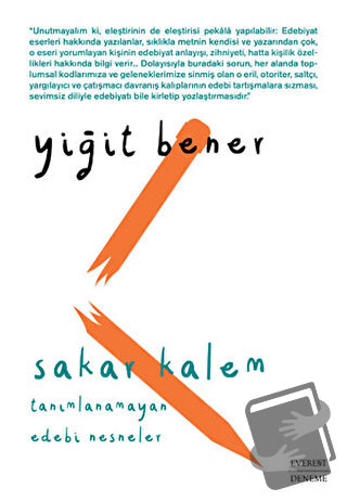 Sakar Kalem - Yiğit Bener - Everest Yayınları - Fiyatı - Yorumları - S