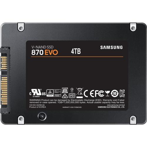 Samsung 4Tb 870 Evo 560Mb-530Mb-S Sata 2.5" Ssd (Mz-77E4T0Bw) - - Sams