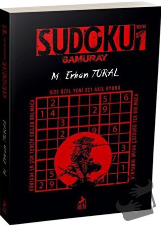 Samuray Sudoku 1 - Mustafa Erhan Tural - Ren Kitap - Fiyatı - Yorumlar