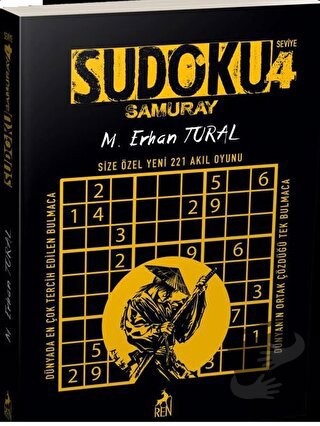 Samuray Sudoku 4 - Mustafa Erhan Tural - Ren Kitap - Fiyatı - Yorumlar