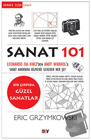 Sanat 101 - Eric Grzymkowski - Say Yayınları - Fiyatı - Yorumları - Sa