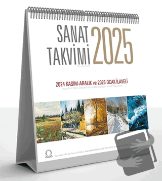 Sanat Takvimi 2025 Masa Takvimi - Kolektif - Angora Kitapları - Fiyatı