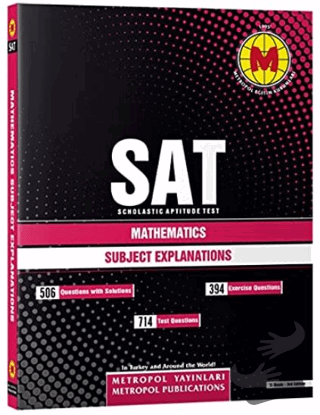 SAT Mathematics Subject Explanations - Kolektif - Metropol Yayınları -