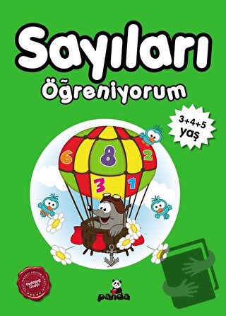 Sayıları Öğreniyorum 3 + 4+ 5 Yaş - Afife Çoruk - Beyaz Panda Yayınlar