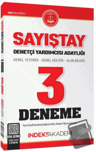 Sayıştay Denetçi Yardımcısı Adaylığı 3 Deneme Çözümlü - Murat Güzelli 