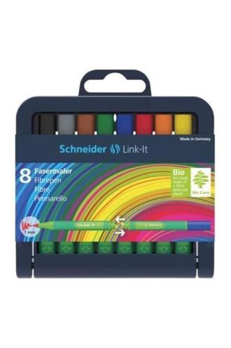 Schneider Fiber Uçlu Kalem Lınk-It 1.0 Mm 8 Li Set - - Schneider - Fiy