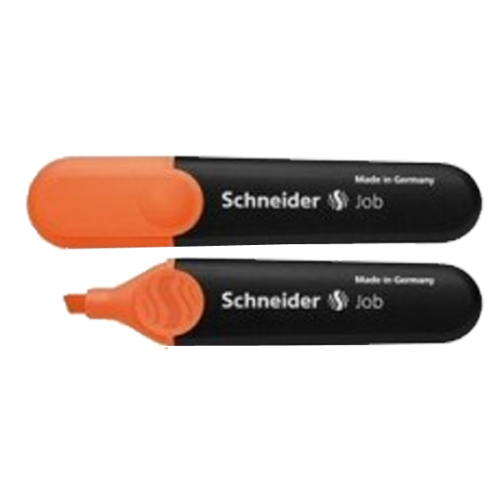 Schneider Fosforlu Kalem Job Turuncu 150 - 10'lu Paket - - Schneider -