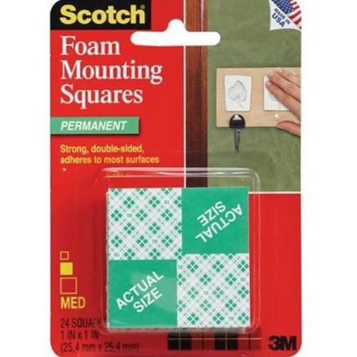 Scotch Çift Taraflı Yapışkan Köpük Kare 2,5X2,5 Cm - - Scotch - Fiyatı