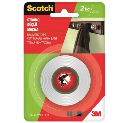 Scotch Güçlü Montaj Bandı 19 Mm X 1,5 M 4001 - - Scotch - Fiyatı - Yor