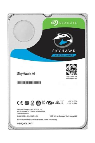 Seagate 10Tb 3.5" Skyhawk 7200Rpm 256Mb Sata 3.0 St10000Ve0008 Harddis