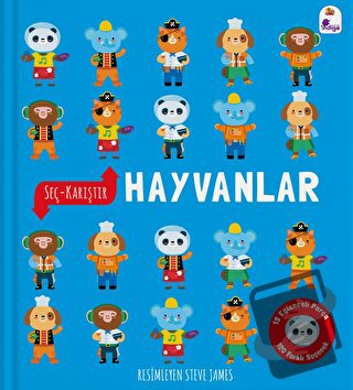 Seç - Karıştır: Hayvanlar (15 Eğlenceli Parça, 120 Farklı Seçenek) (Ci