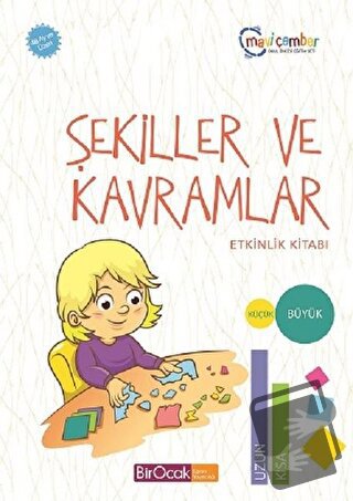 Şekiller ve Kavramlar Etkinlik Kitabı (48 Ay ve Üzeri) - Mavi Çember O