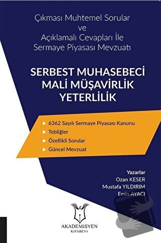 Serbest Muhasebeci Mali Müşavirlik Yeterlilik - Emin Ayacı - Akademisy