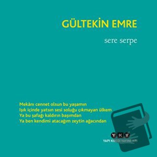 Sere Serpe - Gültekin Emre - Yapı Kredi Yayınları - Fiyatı - Yorumları