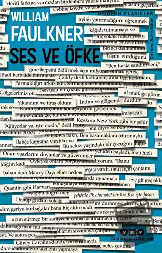 Ses ve Öfke - William Faulkner - Yapı Kredi Yayınları - Fiyatı - Yorum