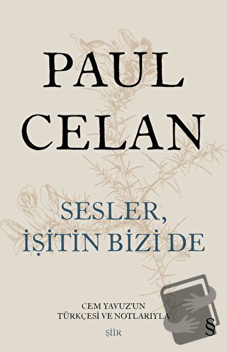 Sesler İşitin Bizi De (Ciltli) - Paul Celan - Everest Yayınları - Fiya