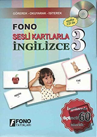 Sesli Kartlarla İngilizce 3 - Kolektif - Fono Yayınları - Fiyatı - Yor