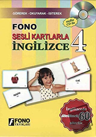 Sesli Kartlarla İngilizce 4 - Kolektif - Fono Yayınları - Fiyatı - Yor