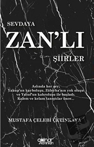 Sevdaya Zan'lı Şiirler - Mustafa Çelebi Çetinkaya - Gülnar Yayınları -