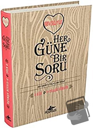 Sevgiliyle Her Güne Bir Soru (Ciltli) - Potter Style - Pegasus Yayınla