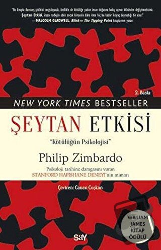 Şeytan Etkisi - Philip George Zimbardo - Say Yayınları - Fiyatı - Yoru