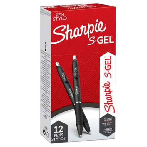 Sharpie Jel Kalem Mürekkepli 0.7 Mm Siyah 2136595 - 12'li Paket - - Sh