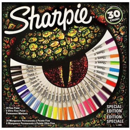 Sharpie Markör Permanent Fine Kertenkele 30 Lu 2061335 - - Sharpie - F