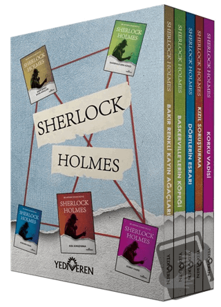 Sherlock Holmes 5 Kitap Kutulu Set - Sir Arthur Conan Doyle - Yedivere