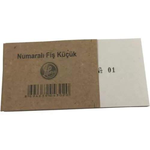 Dilman Numaralı Fiş Küçük 4302 - 36'lı Paket - - Dilman - Fiyatı - Yor