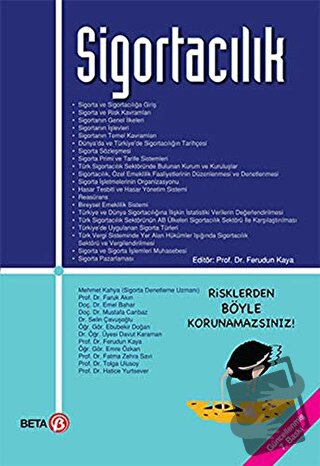 Sigortacılık - Ferudun Kaya - Beta Yayınevi - Fiyatı - Yorumları - Sat