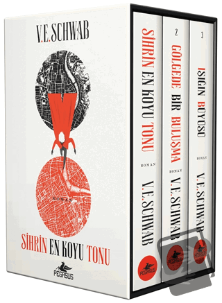 Sihrin Tonları Üçlemesi Kutulu Özel Set (3 Kitap) - V. E. Schwab - Peg