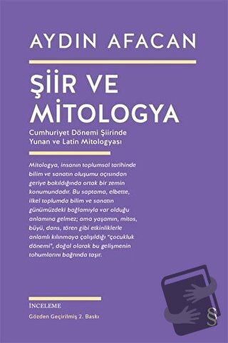 Şiir ve Mitologya - Aydın Afacan - Everest Yayınları - Fiyatı - Yoruml