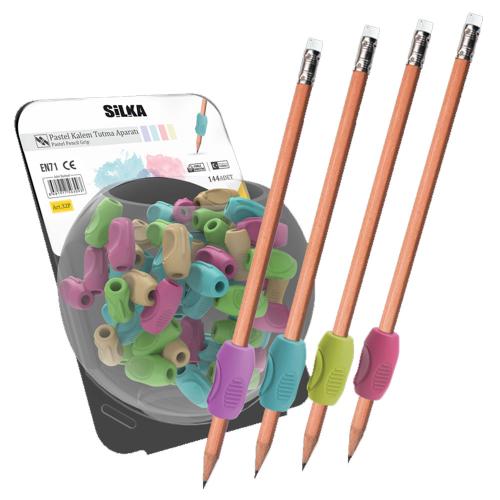 Silka Pastel Kalem Tutma Aparatı 4 Renk 144 Lü Art.32P - - Silka - Fiy